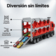 thumbnail image 5 of Transforming Toy Car Transport Truck With Collapsible Tracks And Alloy Cars, 5 of 6