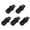 Black, variant on CEORPER 5 Pcs Tent Tighten Lock Grip Awnings Clip Tarp Clip Portable Wind Rope Buckle
