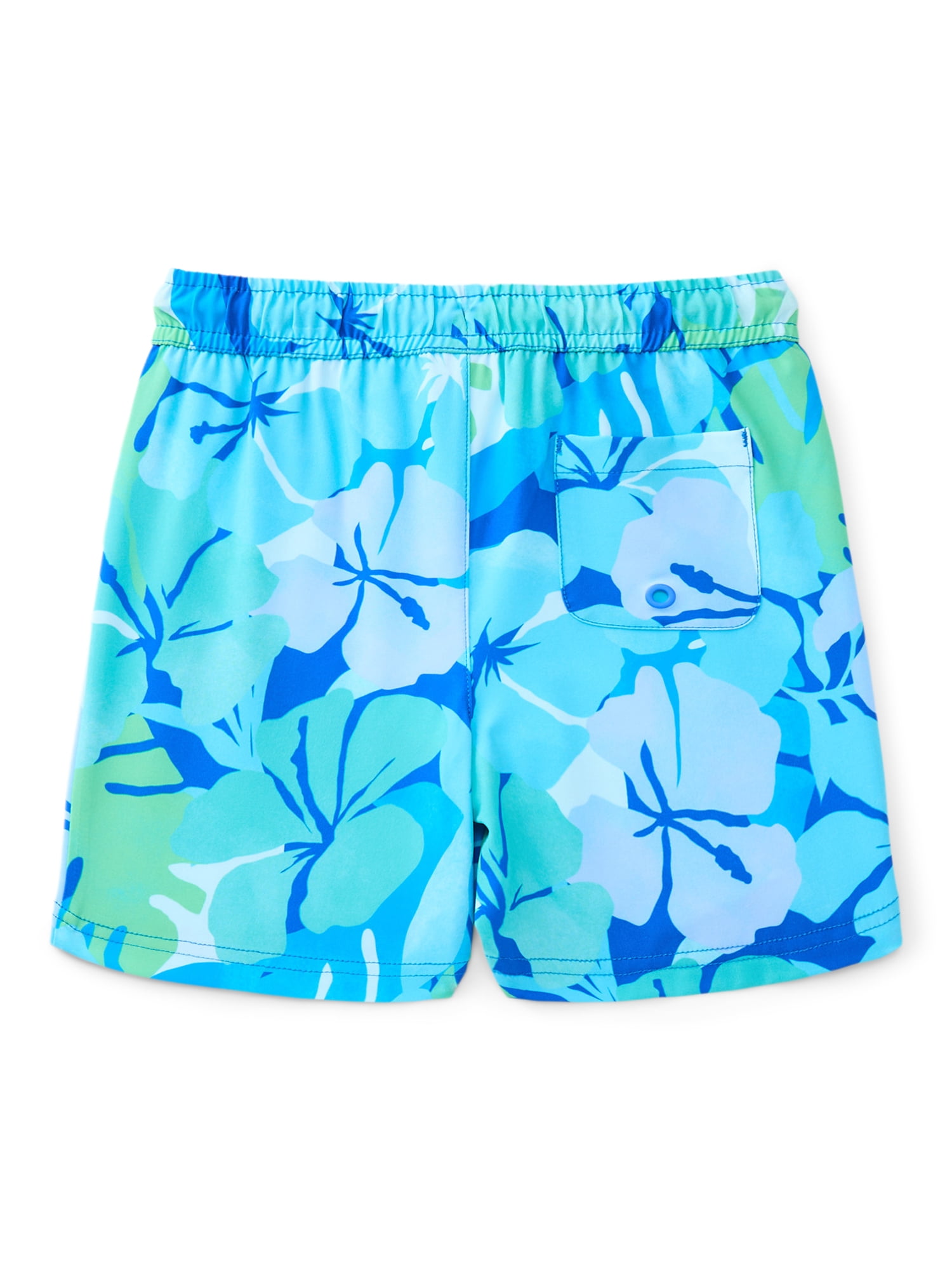 Wonder Nation Baby and Toddler Quick- Dry Swim Trunk, Sizes 12M-5T