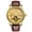 Full Gold, variant on GUANQIN New Tourbillon Mechanical Luxury Watch For Men Calendar Week Display Waterproof Men's watches Steel shell Leather Watch