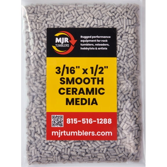 3/16"x1/2" ABRASIVE CERAMIC MEDIA