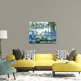 thumbnail image 5 of HFDF Water Lilies Giclee Canvas Prts Wall Art by Claude Monet Famous Oil Patgs Flowers Reproduction Modern Clsssic Landscape Artwork Picture Prted on Canvas for Home Decorations 18x12inch Framed, 5 of 6