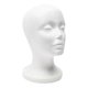 thumbnail image 2 of Mannequin Tripod Stand Display Head Model For Shop Store Photography Practice Foam 10.2×7.9×5.9in Display 1Pcs, 2 of 2