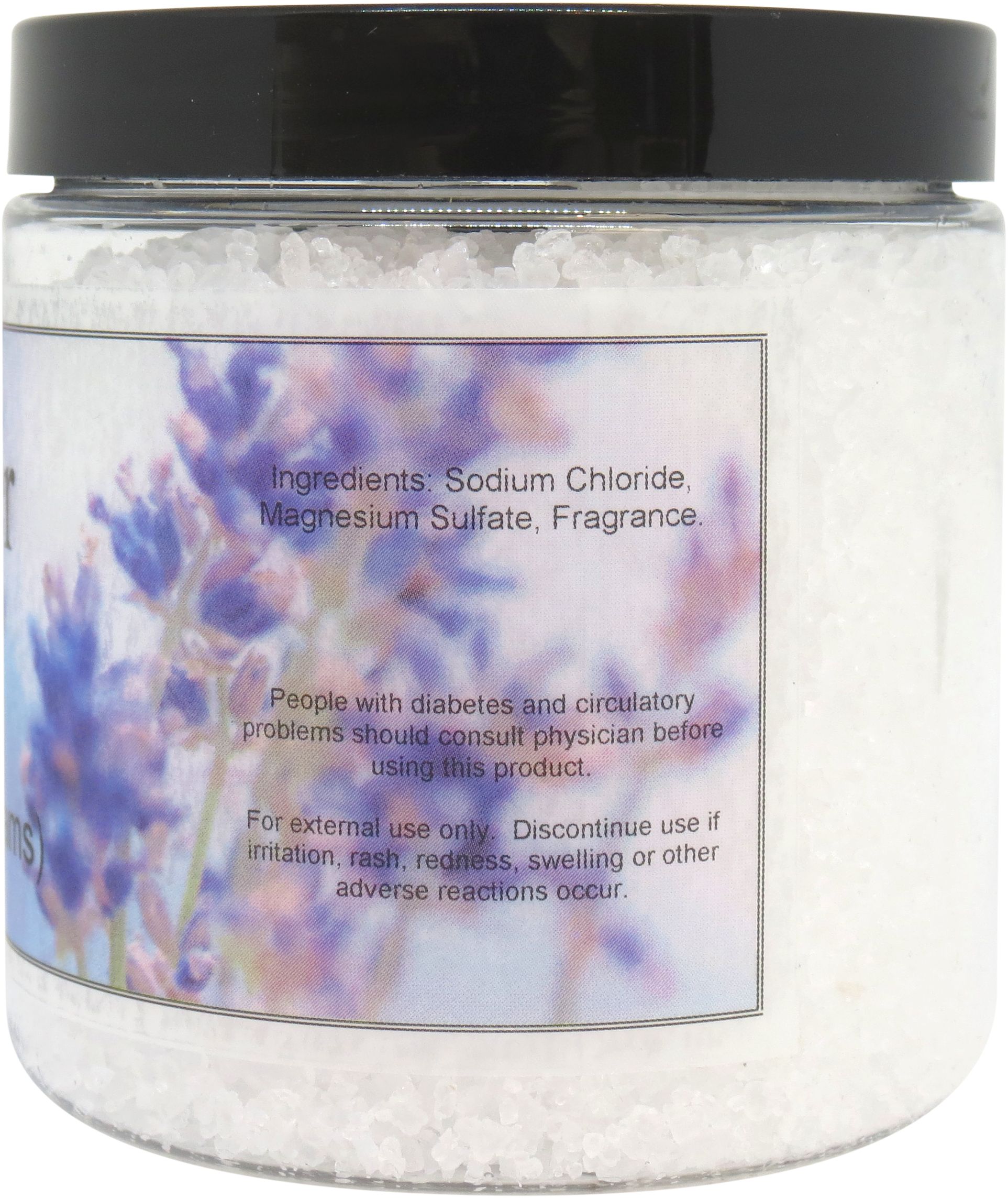Lavender Bath Salts by Eclectic Lady, 16 ounces