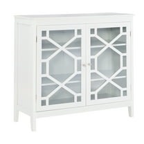 Linon Home Fetti Large Accent Cabinet, Multiple Colors