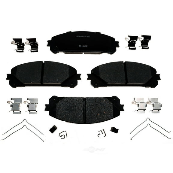 Disc Brake Pad Set Fits select: 2015-2019 TOYOTA HIGHLANDER, 2011-2023 TOYOTA SIENNA