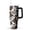 Brown, variant on 40 oz Tumbler With handle and straw,Pineapple Stainless Steel Cup Extra Large Vacuum Double Wall Insulated Tumblers Travel Mug,Hot and cold beverages Car Cup