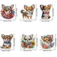 thumbnail image 6 of DIY Dot Diamond Refrigerator Magnet Diamond Art Painting Creative Design Home Decoration Magnetic Refrigerator Magnet-Dog, 6 of 8