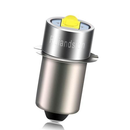 Ruiandsion P13.5S LED Bulb,1-9V Wide Voltage 6V 3W 300LM 6500K White Mini Work Light Bulb for Flashlight Tool Light Model Light ,1pcs