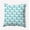 Carribbean Turquoise, variant on Simply Daisy 16" x 16" Anchor Pattern Decorative Throw Pillow, Daffodil (1 count)