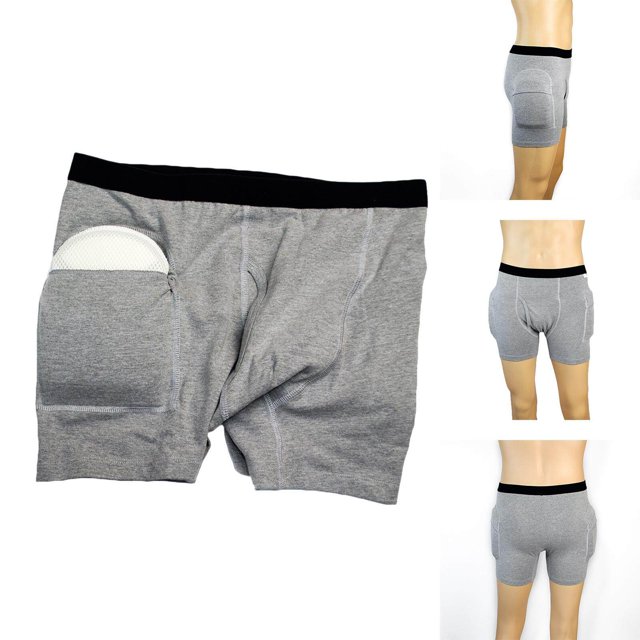 pitrice Pantalon de Protection pour Fractures de Hanche chez les Hommes Âgés, Protection de Hanche, Protection contre les Chutes, m