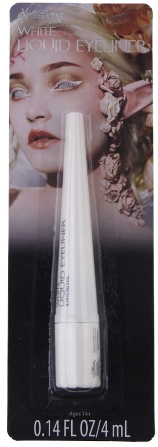 Expressions Precision Liquid Eyeliner for Costume Makeup - White