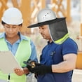 thumbnail image 7 of vlrwzc Construction Safety Reflective Hard Hat Neck Shield Helmet Sun Shade Reflective Stripe Kit Summer Sun Protection Prevent Sunburn, 7 of 7