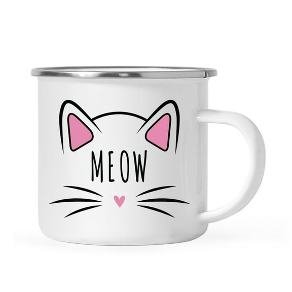 Koyal Wholesale Funny Cat Lover Campfire Coffee Mug, Meow