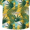 thumbnail image 5 of Coerni Toddler Boys Kids Hawaiian Shirt Short Sleeve Button Down Shirts Tropical Lapel Summer Beach Top Baby Casual Clothes, 5 of 5