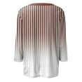 thumbnail image 5 of Birdeem T-Shirts à Manches 3/4 pour Femmes T-Shirt Imprimé Mode Blouse à Manches 3/4 Col Rond Hauts Décontractés T-Shirts à Manches 3/4 pour Femmes, 5 of 5