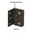 thumbnail image 4 of CRL GEN3440RB Oil Rubbed Bronze Adjustable Wall Mount Offset Back Plate Hinge, 4 of 8