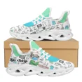 thumbnail image 1 of Zapatos planos con estampado de enfermera médica para mujer, zapatillas transpirables con diseño de equipo hospitalario, zapatos de regalo de enfermería para mujer, 1 of 6