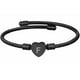 thumbnail image 1 of Pulseras de mujer personalizadas con inicial. Accesorios y regalos para mujer elegantes y resistentes Xtellar negro, 1 of 4