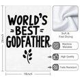 thumbnail image 3 of 2 Pcs Funny Kitchen Towels,World's Best Microfiber Dish Towels,Kitchen Tea Towels,Kitchen Towel Set (18" X 26"), 3 of 3