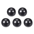 thumbnail image 1 of Unique Bargains 5 Pcs Thermoset Ball Knob M16 Female Threaded Machine Handle 45mm Diameter Smooth Rim Black, 1 of 2