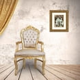 thumbnail image 3 of Goldberger, Jennifer 15x18 Gold Ornate Wood Framed with Double Matting Museum Art Print Titled - Silhouette Reversal II, 3 of 4