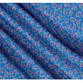 thumbnail image 3 of Soimoi Blue Cotton Cambric Fabric Buttercup Floral Print Fabric by the Yard 42 Inch Wide, 3 of 7
