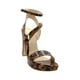 thumbnail image 1 of Sandalia de Vestir de Mujer Sintetico Camel Marca Leon 343021, 1 of 4