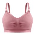 thumbnail image 5 of Sujetador de lactancia ajustable con hebilla superior, ropa interior inalámbrica, sujetador de lactancia push up antiflacidez para mujeres embarazadas con almohadilla para el pecho, 5 of 5