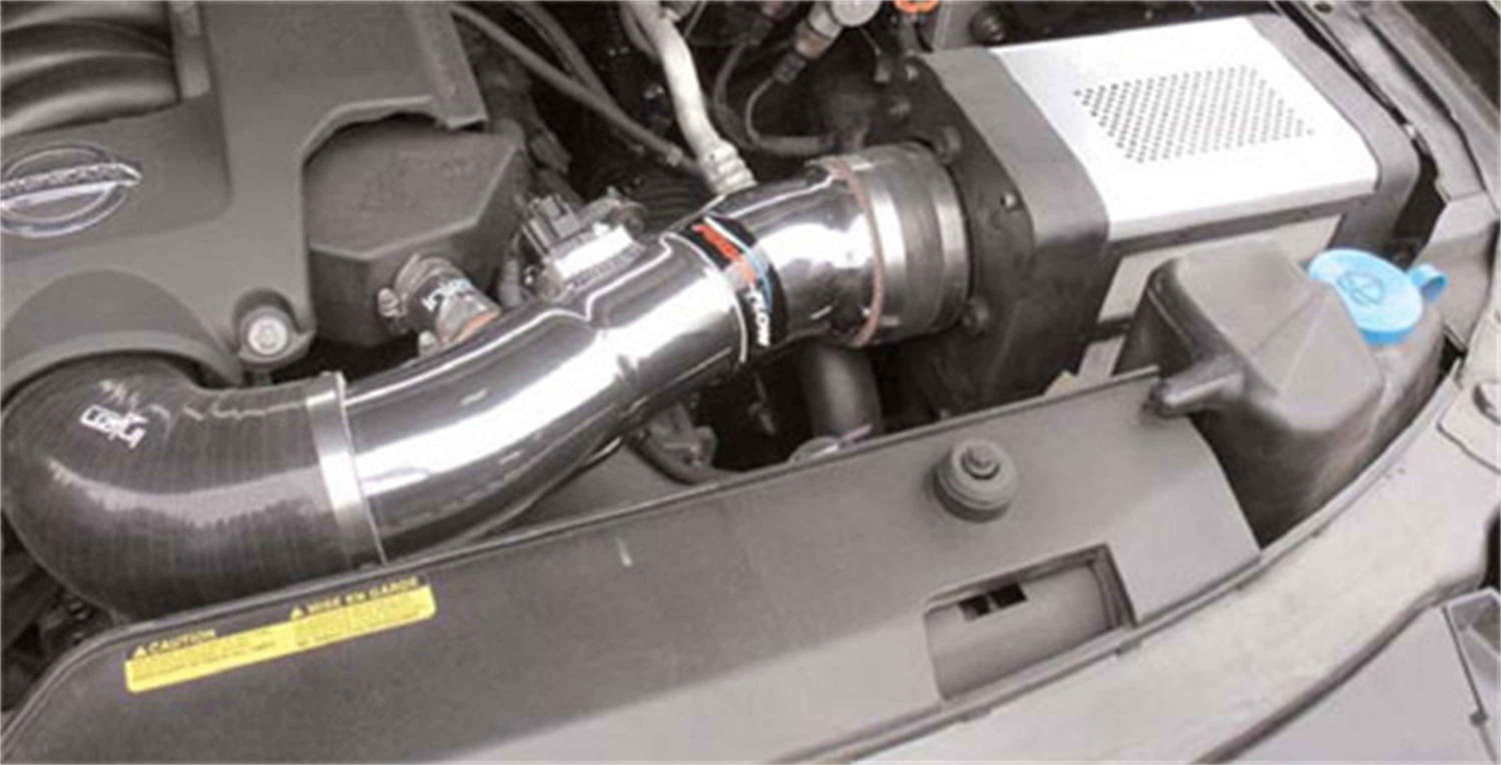 Injen 04-10 QX56 / 04-12 Armada/Titan V8 5.6L w/Power Box Polished Power-Flow Air Intake System Fits select: 2004-2015 NISSAN TITAN, 2021 TOYOTA TUNDRA DOUBLE CAB SR/SR5