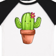thumbnail image 4 of Inktastic Cute Cactus with Flower Hairpiece Boys or Girls Toddler T-Shirt, 4 of 5