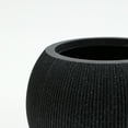 thumbnail image 3 of LuxenHome 14.5" Dia Round Planter Large Indoor Outdoor Plant Pot Modern Striped Plastic Planter Pot, 3 of 9