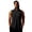 Black, variant on Men’s Compression Hooded Vest Quick Drying Breathable Yoga Running Training Top