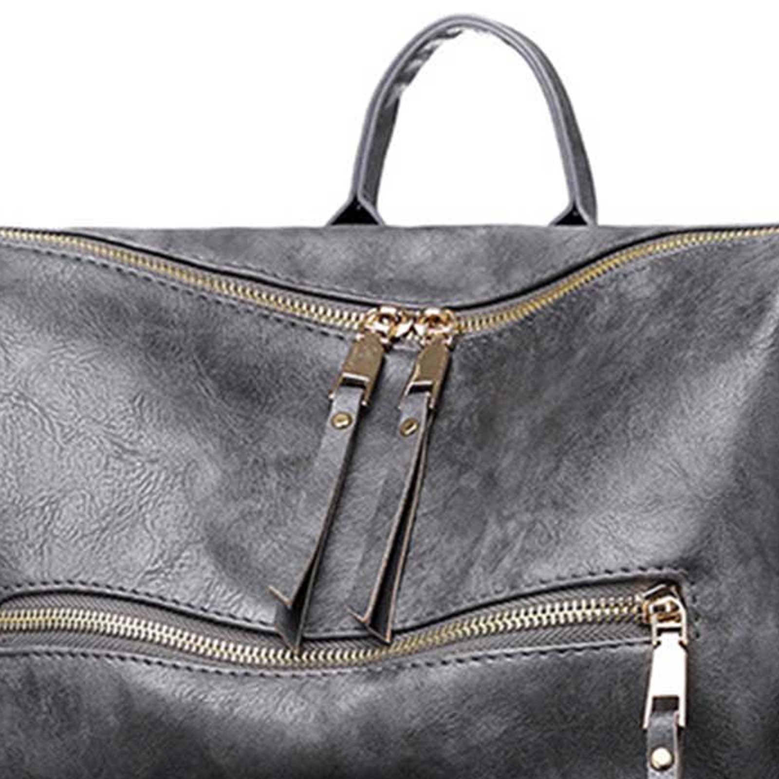 Aueoeo Faux Leather Backpack Purse for Women Travel Backpack Purses Fashion Ladies Shoulder Bag with Shoulder Strap