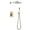 Brushed Gold, variant on ANGELES HOME 10 inch Rain Shower Head Wall Mount Dual Head Waterfall Built-In Shower System Brushed Nickel