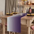 thumbnail image 2 of Grey Purple,Short Table Runner 36 Inches Long,Gradient Ombre Modern Abstract Color Art Cotton Linen Table Runners Dresser Scarves,Tabletop Scarf Furniture Cover for Home Dinner Party Decor 13"x36", 2 of 8