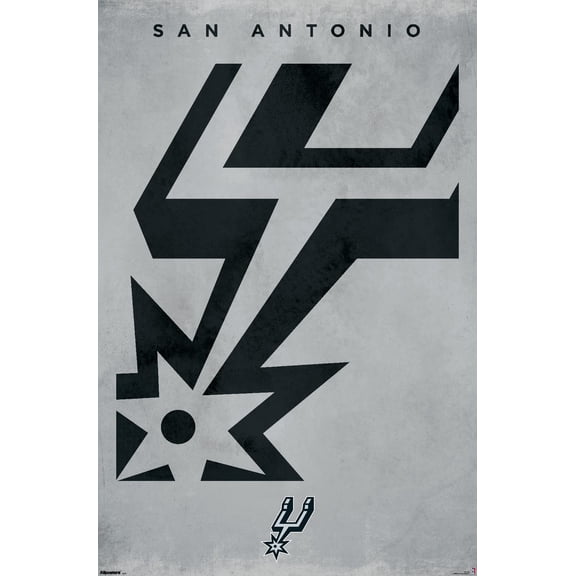 NBA San Antonio Spurs - Logo 25 Wall Poster, 22.375" x 34"