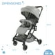 thumbnail image 4 of Carriola de Bastón para Bebé Portátil Plegable Reclinable Gris Gaon Baby GNBSR02, 4 of 8