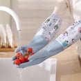 thumbnail image 3 of YAOMOBB Cleaning Gloves Cute Panda Pattern Dishwashing Gloves Waterproof Plush Housework Essential, 3 of 6