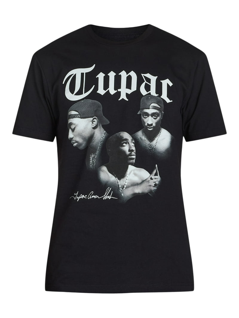 Tupac Men's & Big Men's All Eyez on Me Graphic Tee with Short
