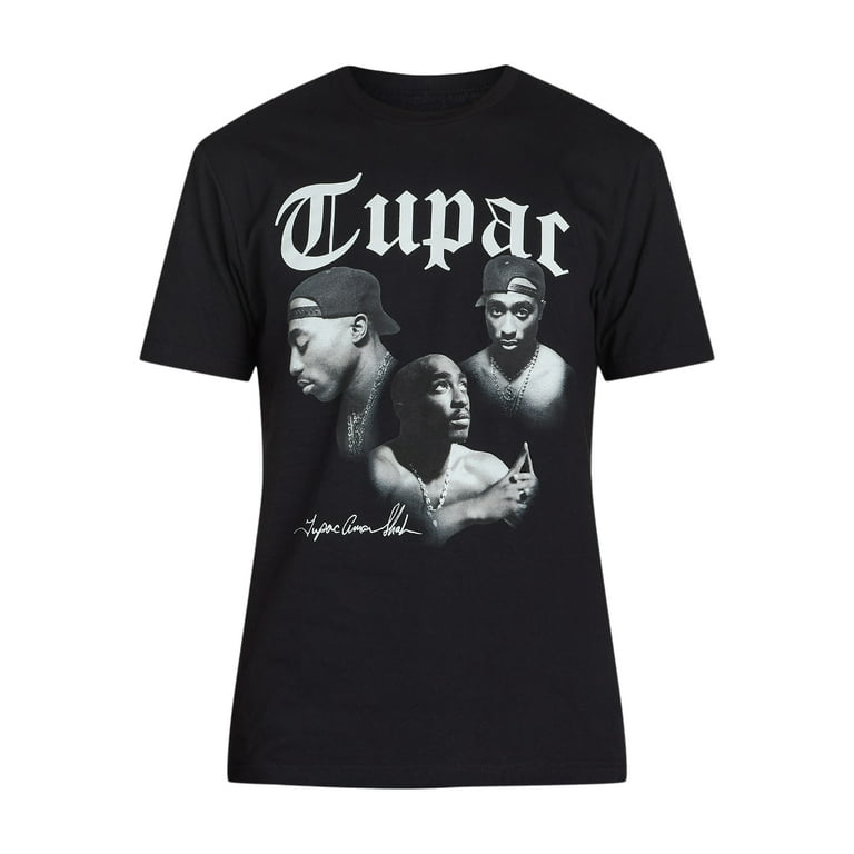 Tupac Men's & Big Men's All Eyez on Me Graphic Tee with Tupac Men's & Big Men's All Eyez on Me Graphic Tee with