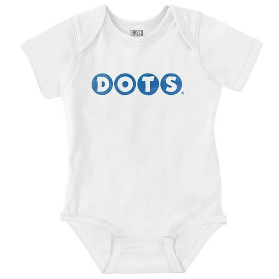 DOTS Vintage Gumdrops Candy Logo Romper Boys or Girls Infant Baby Brisco Brands 18M