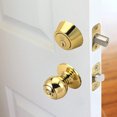 thumbnail image 2 of Design House 782763 Single Cylinder 2-Way Latch Deadbolt, Adjustable Backset, Polished Brass Finish, 2 of 9