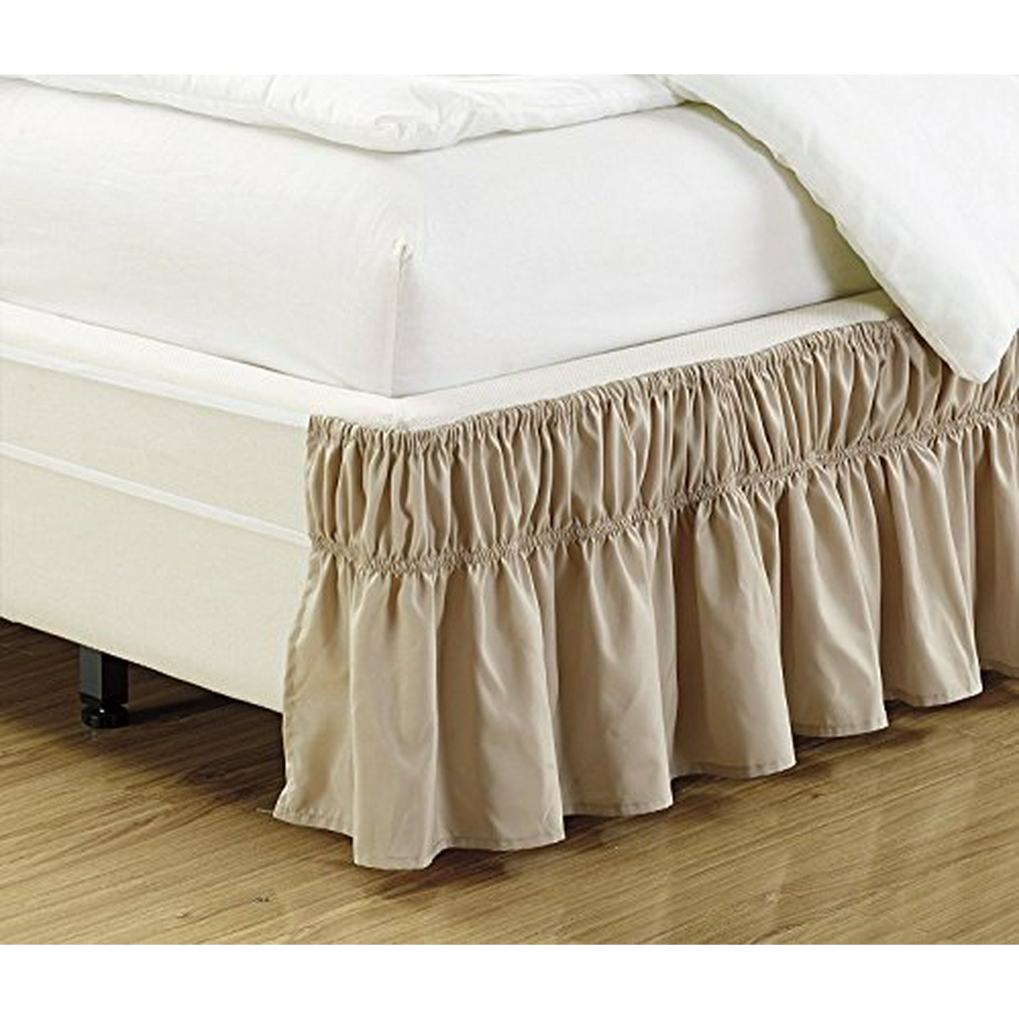 Mk Collection Wrap Around Style Easy, Twin Ruffle Bed Skirt