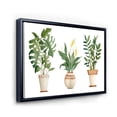 thumbnail image 3 of Designart 'Houseplant Peace Lily In Terra Cotta and Monstera' Farmhouse Framed Canvas Wall Art Print, 3 of 5