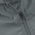 thumbnail image 4 of DuoJiaJ Lightweight Rain Jacket Women's Raincoat Transition Jacket Windbreaker With Hood Cycling Jacket Rain Cape Thin Rain Jackets Wind Jacket Hiking Jacket Outdoor Womens Warm Winter Coat Gray XXXL, 4 of 5
