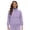 Light Purple, variant on Scrub Jackets for Women - Long-Sleeve Stand-Up Collar Zipper Uniform, Medical Scrub Jacket for Nurses and Doctors, 7 Colors