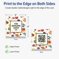 thumbnail image 6 of Avery Printable Square Cards, 3" x 3", Matte Ivory, 300ct, 6 of 8