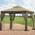 thumbnail image 1 of Garden Winds Replacement Canopy for The Callaway Gazebo - Standard 350 - Beige, 1 of 4