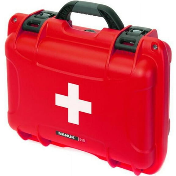 Nanuk 915 First Aid Case, Red